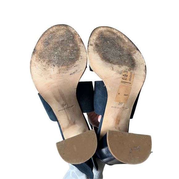 COS Navy Blue Sandals - Picture 3 of 13